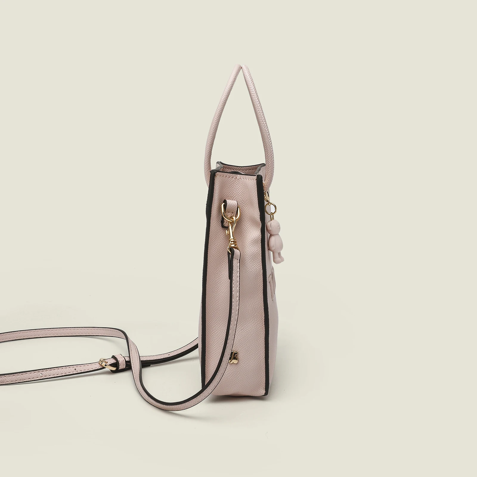 Carralero TOUSES Kaos Icon Amaya Shopping Bag Beige Mini Crossbody Bag Black