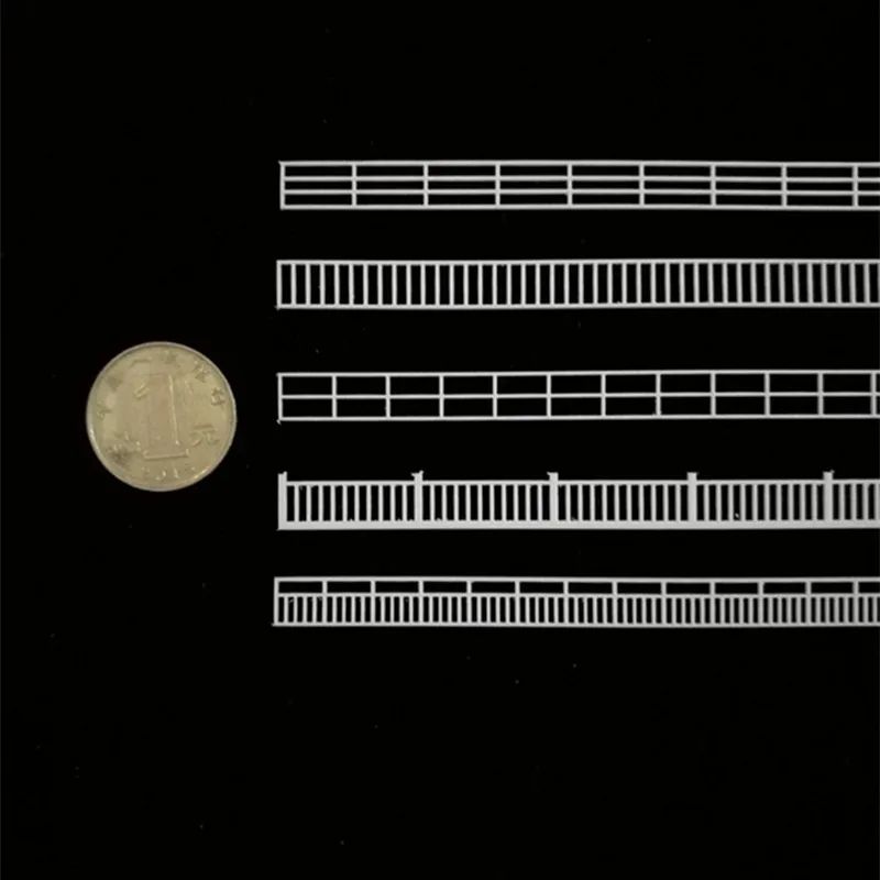 High 8MM N Scale Railing Model For Diy Making 1:150 Building/Ship Model Fence Design Materials Diorama Kits 1Pcs 3