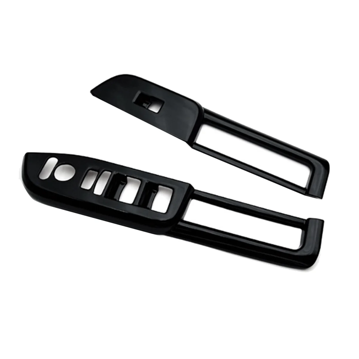 

Car Window Glass Lift Button Trim Switch Cover Door Armrest Panel for Honda N-BOX JF5 JF6 2023 Gloss Black