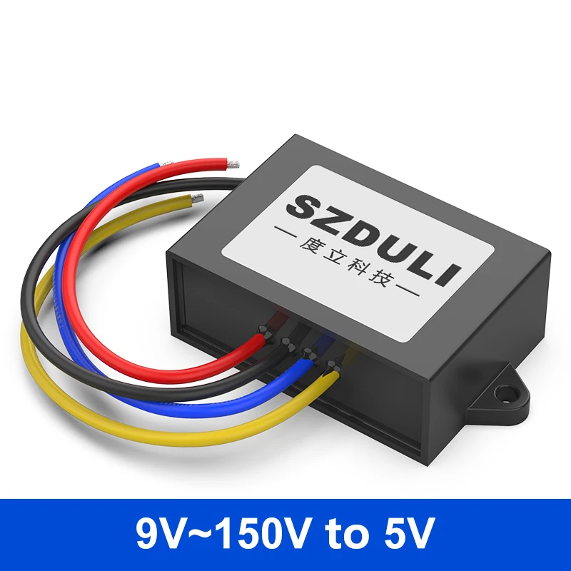 

Isolation type 12V24V36V48V48V60V96V108V120V to 5V on-board battery voltage regulator DC power supply 9V-150V to 5V voltage rise