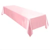 Pink Satin Rectangle Tablecloth, Wedding Table Cloth, for Christmas, New Year, Birthday Events, Banquet Decor, Home Dining 1