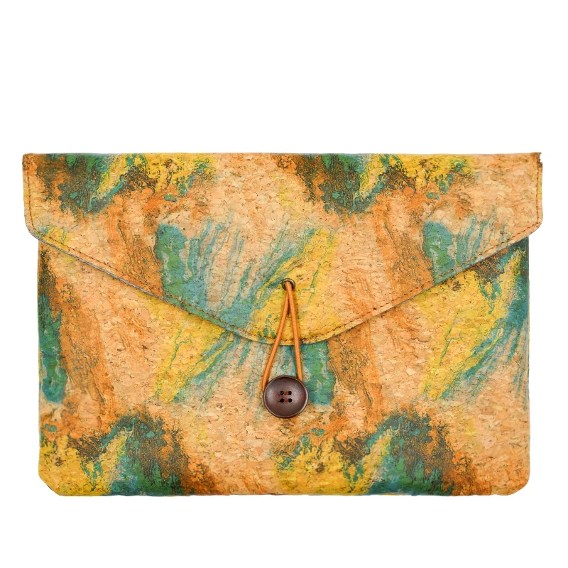 Vintage Soft Cork Cloth Tablet Sleeve - Protective Cover
