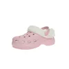 EVA Garden Shoes Female Plush Thick Bottom Increased Winter Outdoor Cotton Slippers Female Sponge Cake Anti-skid Slippers 5
