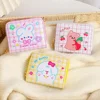 PU Leather Girls Wallet Cute Cartoon Zipper Card Holder Mini Clutch Wallet Key Chain Coin Purse Kids Gifts Stationary 2
