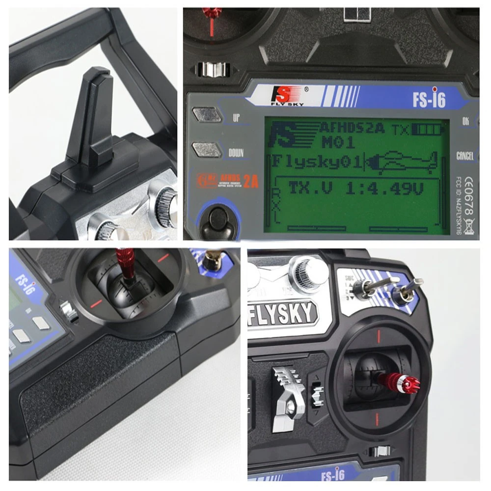 Flysky FS-i6 FS I6 2.4G 6ch RC Transmitter Controller FS-iA6 Receiver For RC Helicopter Plane Quadcopter Glider 19 feedback: We maintain high standards of excellence and strive for 100% customer satisfaction