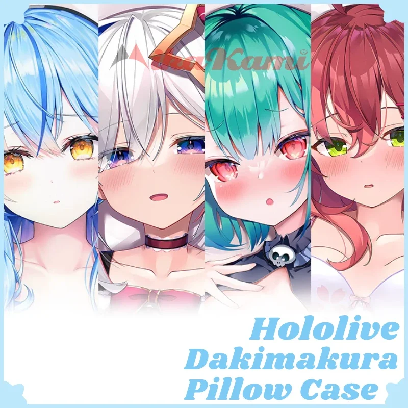 

Hakui Koyori Yukihana Lamy Dakimakura Hololive Pillow Case Sexy Pillow Cover Full Body Hugging Cushion Case Otaku Bedding Decor