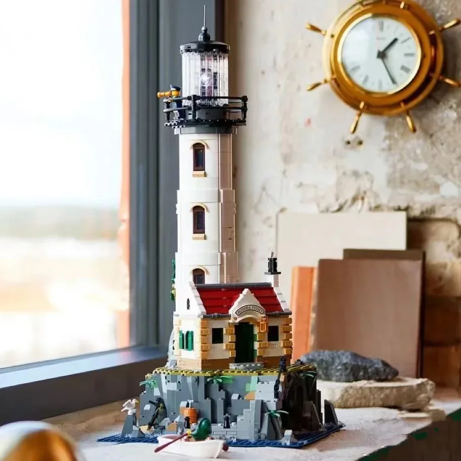 

2022 New Electric Lighthouse 21335 2065Pcs Model Building Block Motorised Bricks Assembly Toys for Children Christmas Gifts