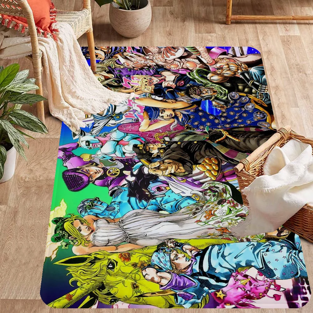 Carpet JoJo S Bizarre Adventure Floor Mat Nordic Style Home Doormat Bathroom-Toilet Mats Bedroom Hotel Decor Mat