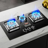 Household gas stove. For liquefied gas or embedded natural gas. Fierce fire. Dual-use. Stoves table. Kitchen hob. New. 1