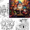 1pc Art Coloring Book 22 Page Coloring Books Gift For Birthday Party Relieve Stress Kill Time Graffiti Painting Drawing Art Book 5