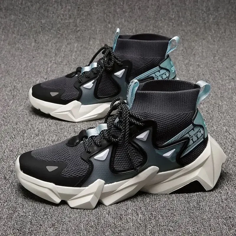 

Men Shoes Sneakers Men Breathable Air Mesh Sneakers Slip on Summer Non-leather Casual Lightweight Sock Shoes Men Sneakers