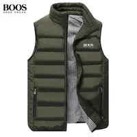 Gilet chaud de haute qualité pour hommes, marque de broderie, marque de mode de luxe d'automne et d'hiver, veste coupe-vent d'extérieur sans manches 3