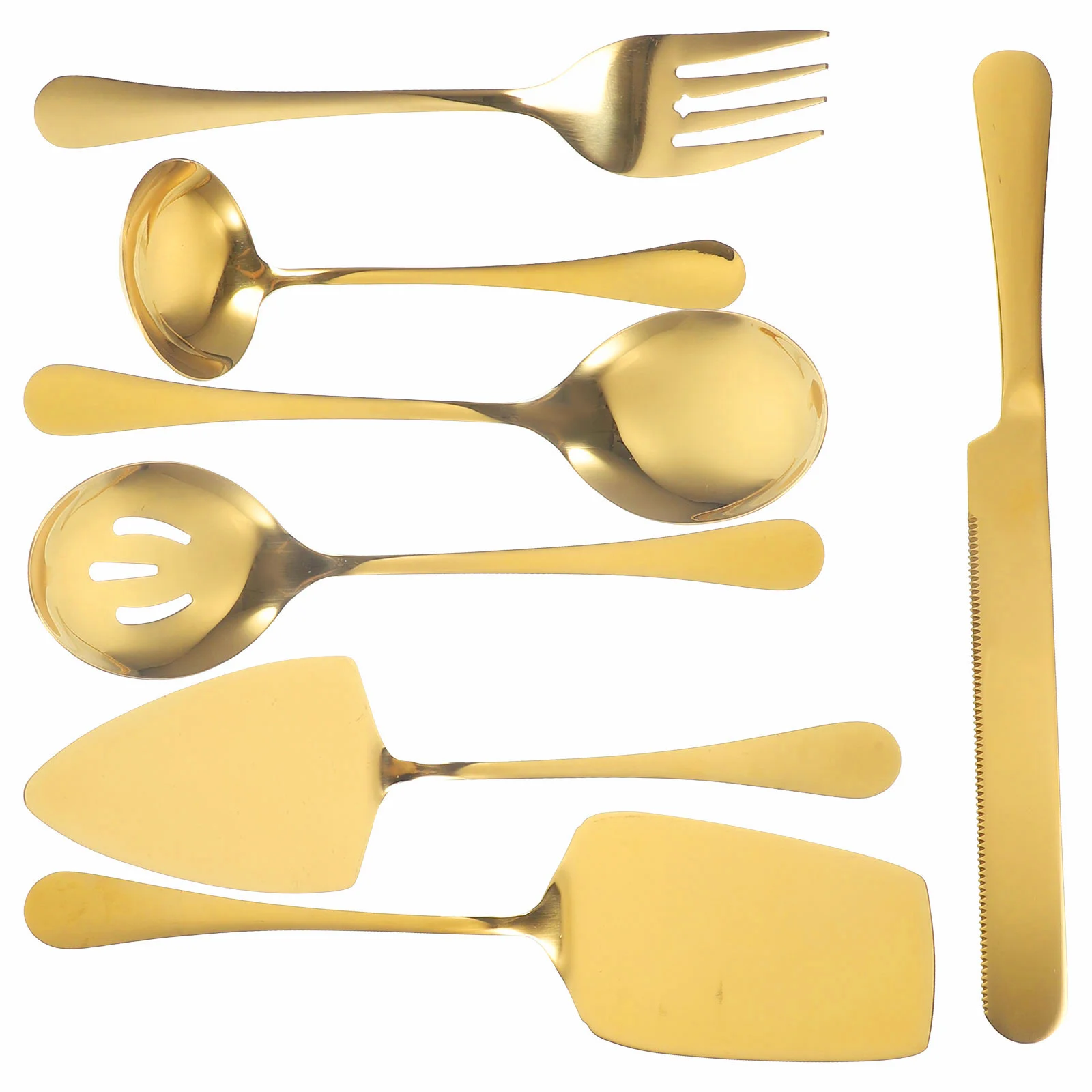 

Stainless Steel Cake Knife Bread Western Food Flatware Forks Spoons Kit Tableware Dinnerware Banquet