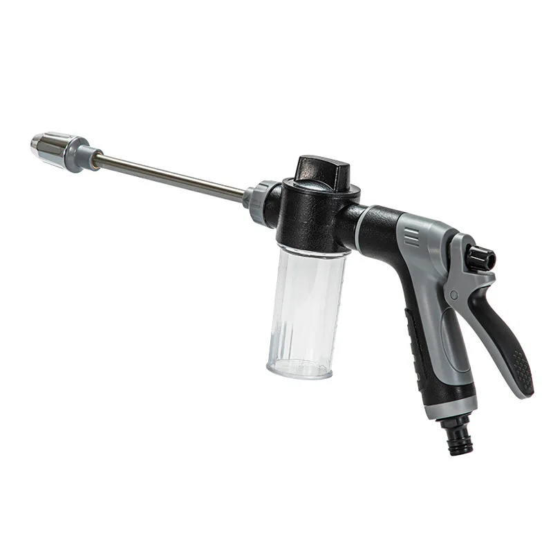 Garden Water Spray Gun High Pressure Water Gun Foam Bottle Spray Car Wash High Pressure Sprayer Watering Nozzle