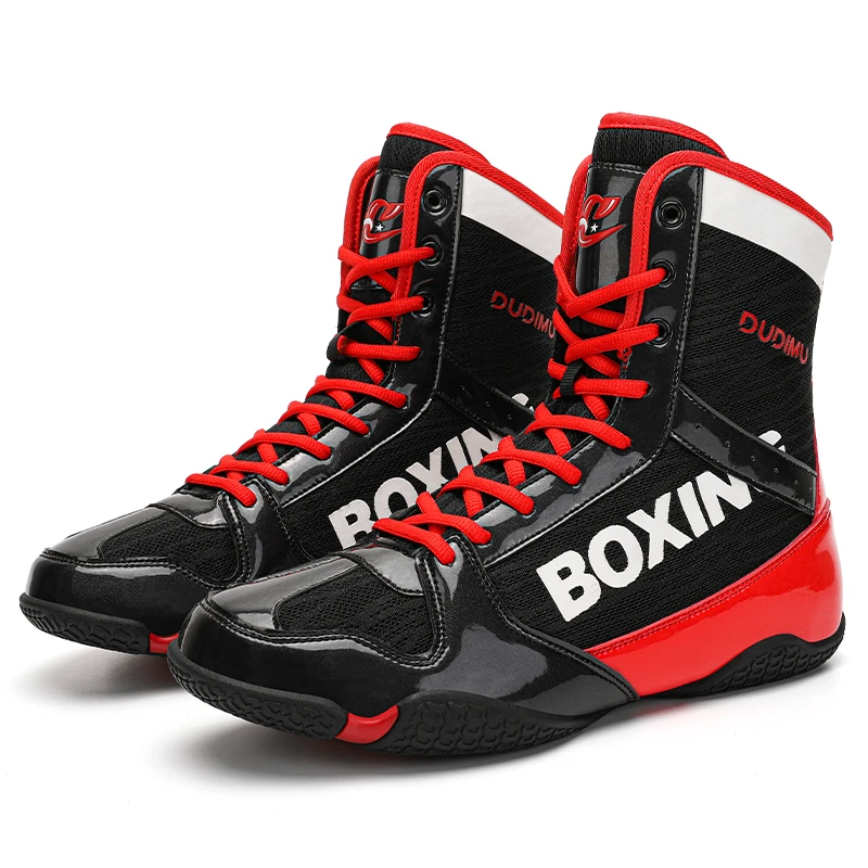 High Quality Wrestling Shoes Durable Boxing Sneakers Foot Protection Wrestling Shoes Men's Professional Fighting Shoes