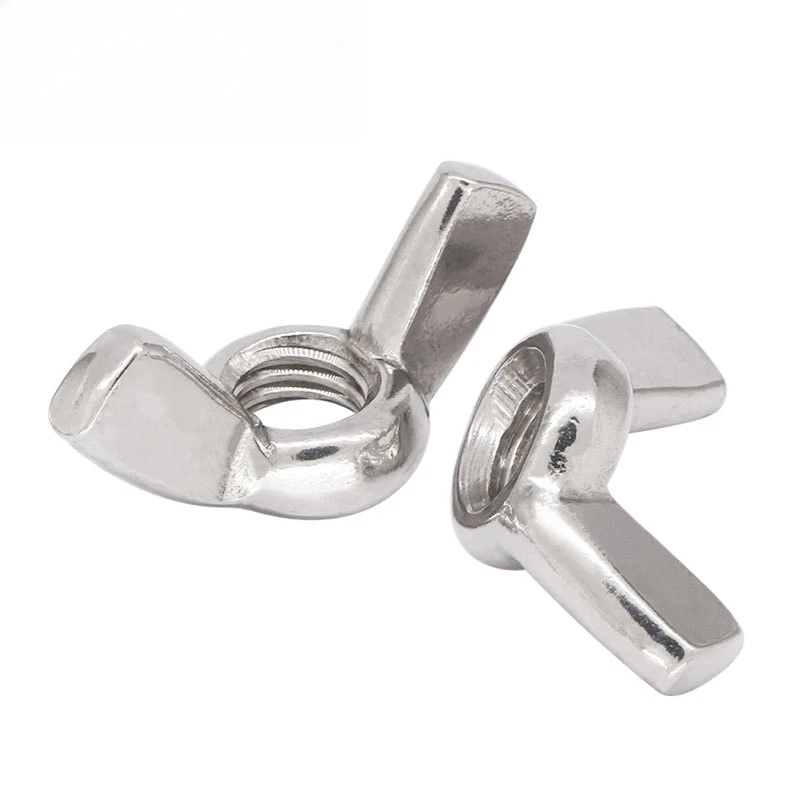 Butterfly Wing Nuts M3 M4 M5 M6 Stainless Steel Wing Nuts Zinc Plated Hand Tighten Nut accesorios para moto