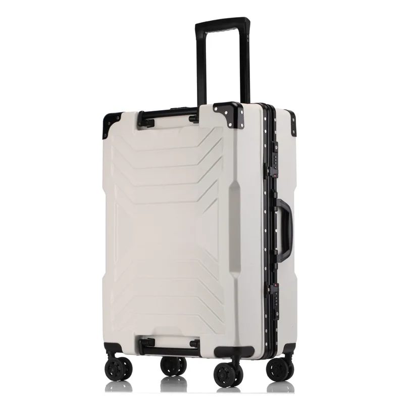 

Personalized Rolling Luggage universal wheel travel trolley suitcase can hold luggage 20/24/26/29 inch check box boarding case