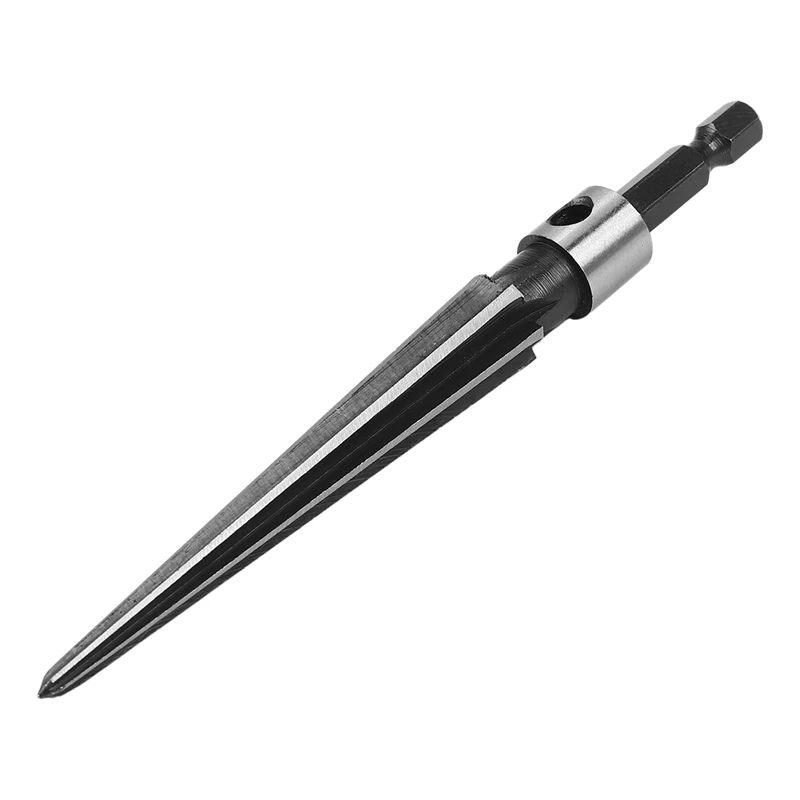 Taper Reamer 3-13Mm Hex Shank Reamer Fluted Hand Held Steel Bridge Pin Hole Chamfer Woodworking Cutting Tool Core Drill Bit Ream 3