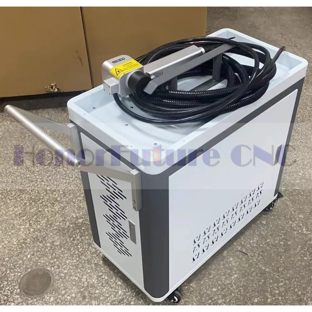 

Handheld Industry Laser Cleaning Metal Rust Oxide Paint Materials 100w 200w 300W Pulse Fiber Laser Cleaning Machine