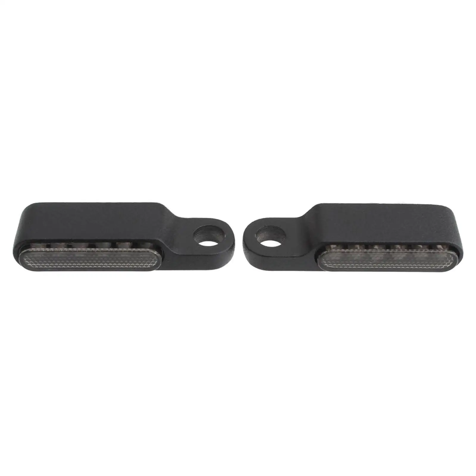 

2pcs LED Turn Signal Indicator Blinker DC 12V Amber For Cruiser black