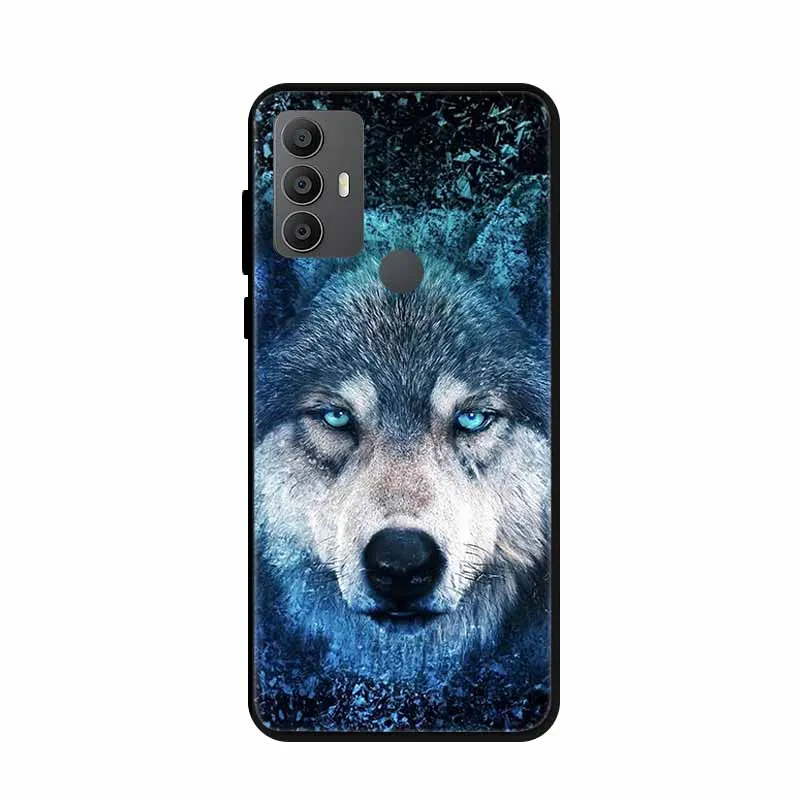 Wolf & Lion Soft TPU Silicone Cartoon Case - Stylish Protective Bumper Coque