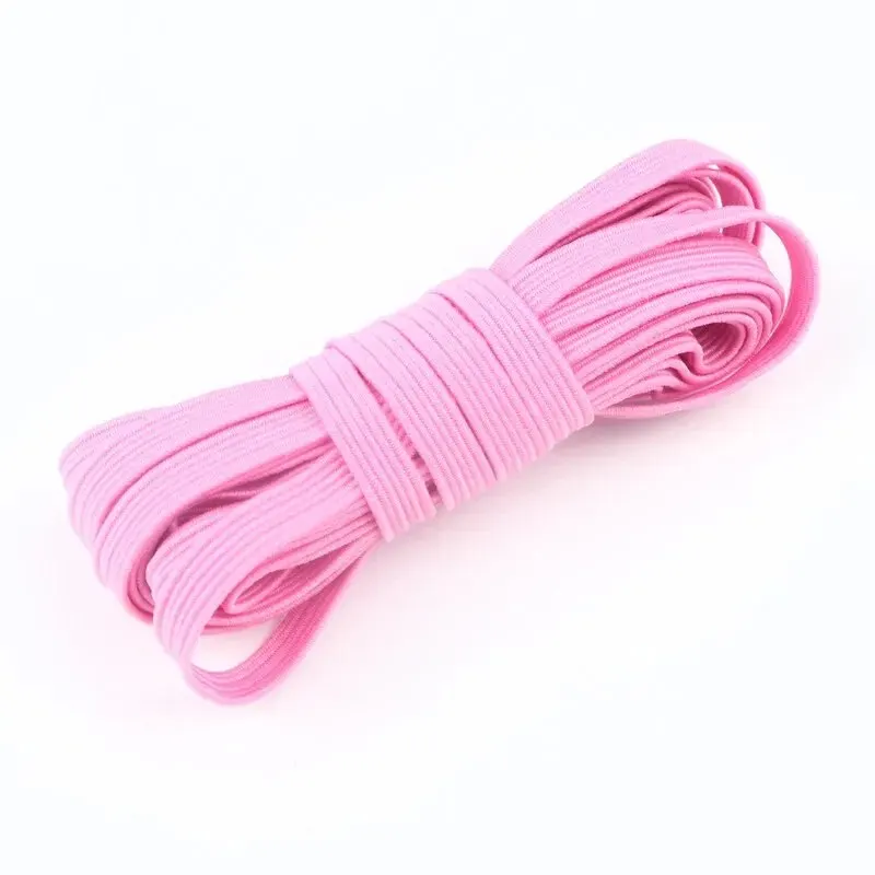 Sewing Elastic Band 5meter 6mm Polyester For Garment Sewing Accessories