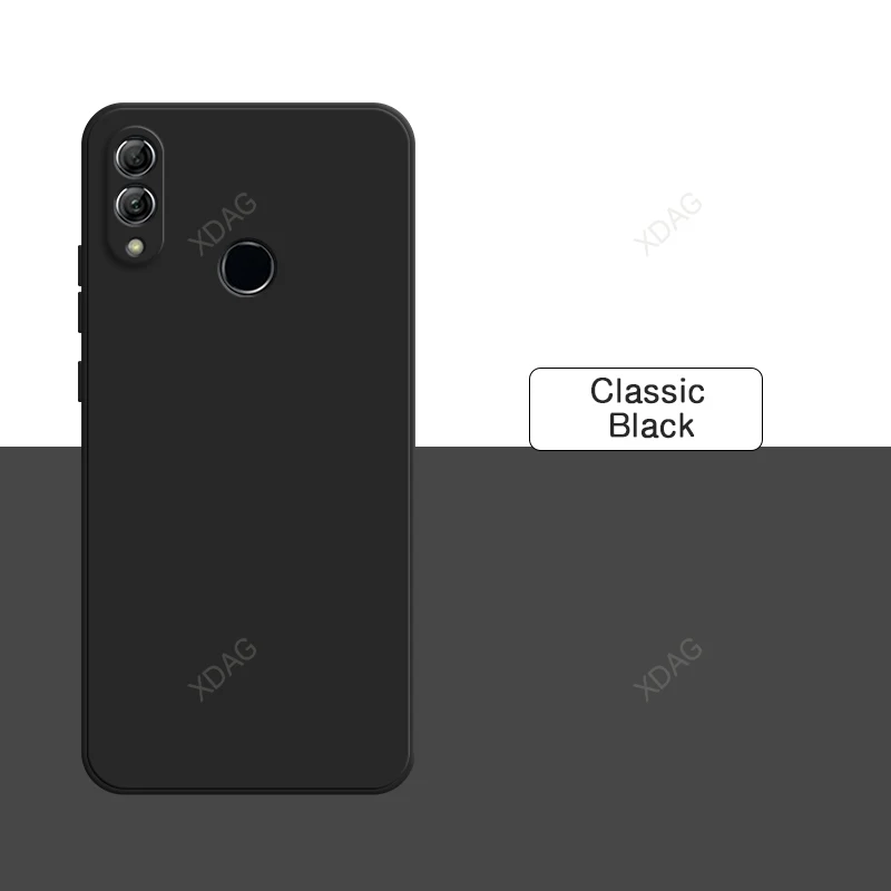 Premium Liquid Silicone Phone Case with Lens Protection - Sleek Back Cover Design