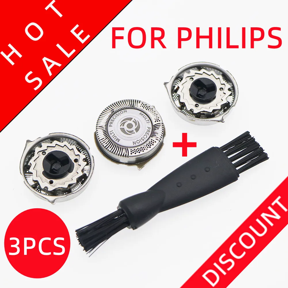 

For philips shaver s5000 S5510 S5340 S5140 S5110 S5400 S9161 S5050 S7510 S5380 Sh50/52 3pcs SH50 replace head razor blade