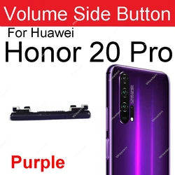 Enhanced Side Button Keys for Power and Audio Control Replacement (ForHonor20Pro Purple)