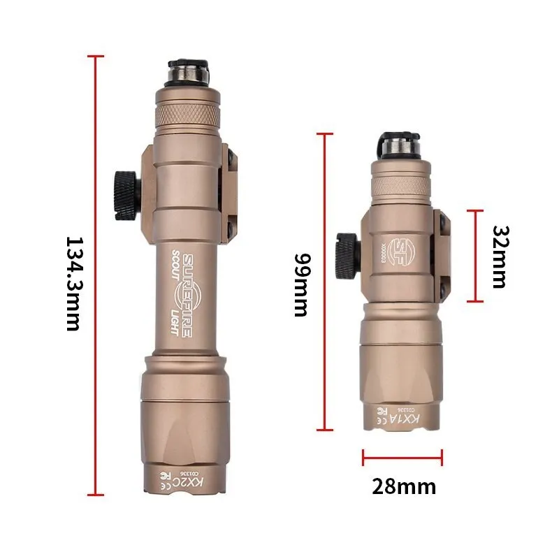 Airsoft Flashlight Torch AR15 Scout Rifle Gun LED Light for Tactical pistol flashlight,mini torch light