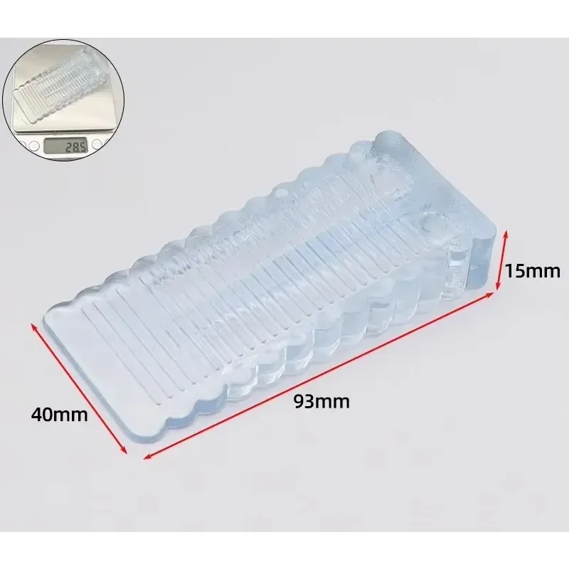 Universal Anti-Collision Rubber Doorstop - Durable, Movable Wedge