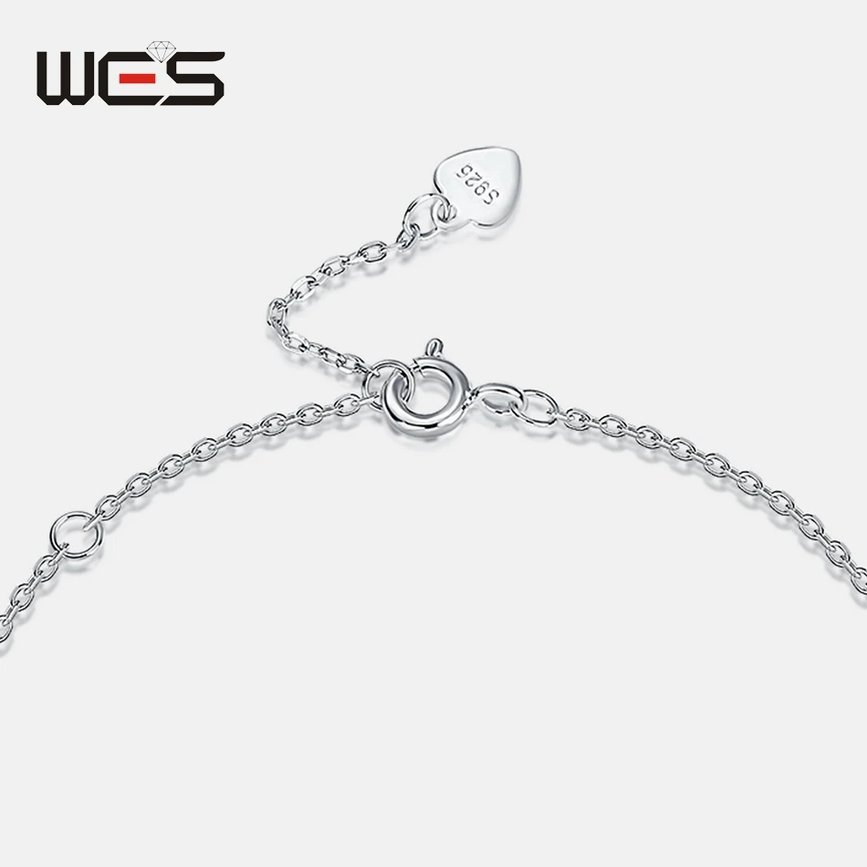 WES 여성용  팔찌, 천연 원석, 이끼 마노, 고급 주얼리 인증, 결혼 기념일 선물, 4*6mm