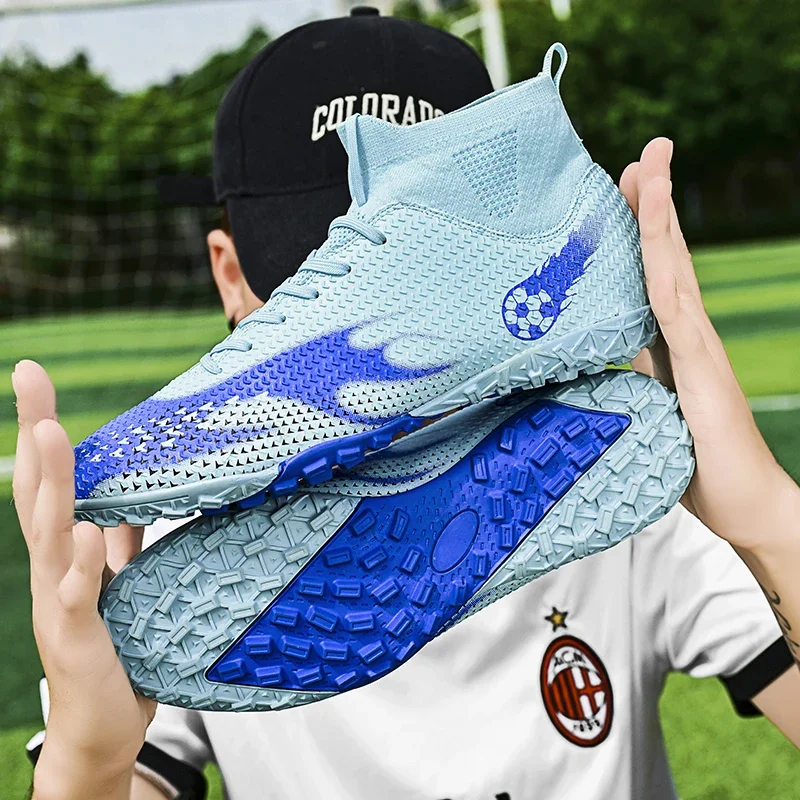 Quality Chuteira Society Football Boots C.Ronaldo Cleats Futbol Anti-Slip Fashion Soccer Shoes Futsal Training Sneaker