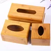 Bamboo Tissue Box Holder Storage Paper Box Tissue Box Cover Car Wood Napkins Holder Case Organizer Home Decoration 1