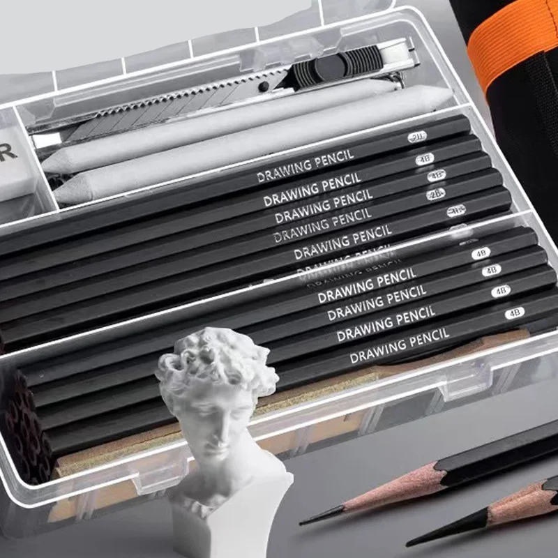 Sketching Pen Set Drawing Pen Sketching Pencil Student Drawing Art Brush HB Curtain Set Box sketching pen set,sketching pens,sketch pencils