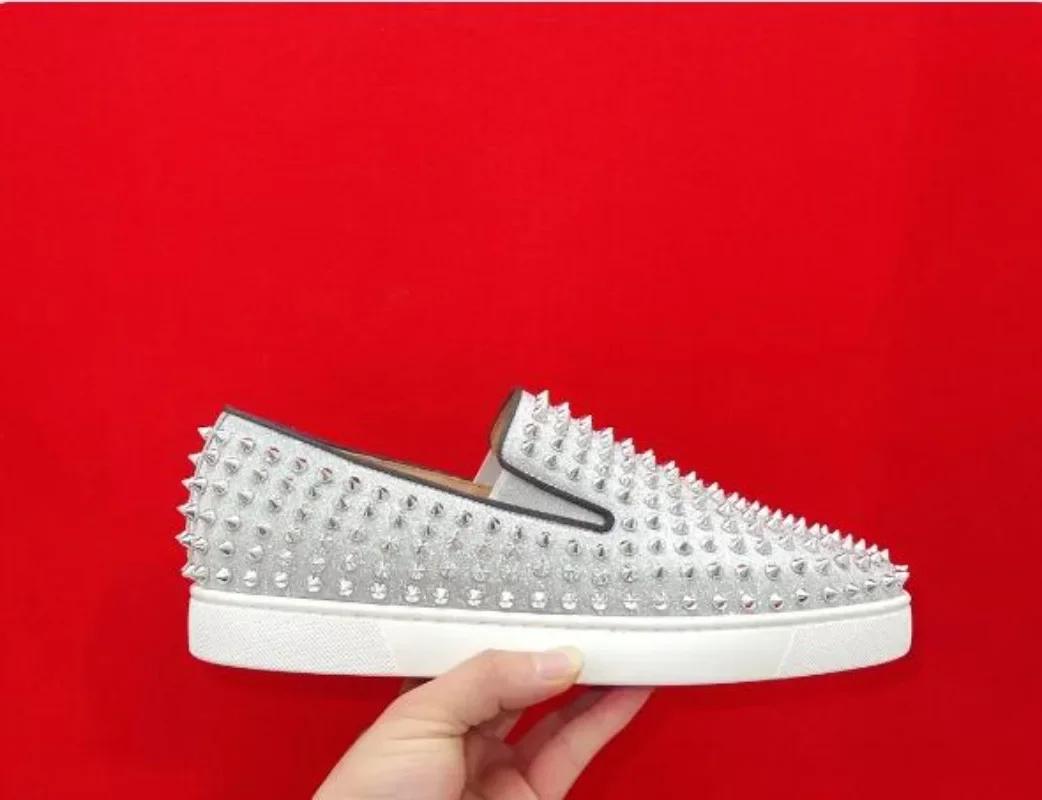 

Men's Shoes Women's Loafer Sequins Wedding Banquet Nightclub Designer Flats