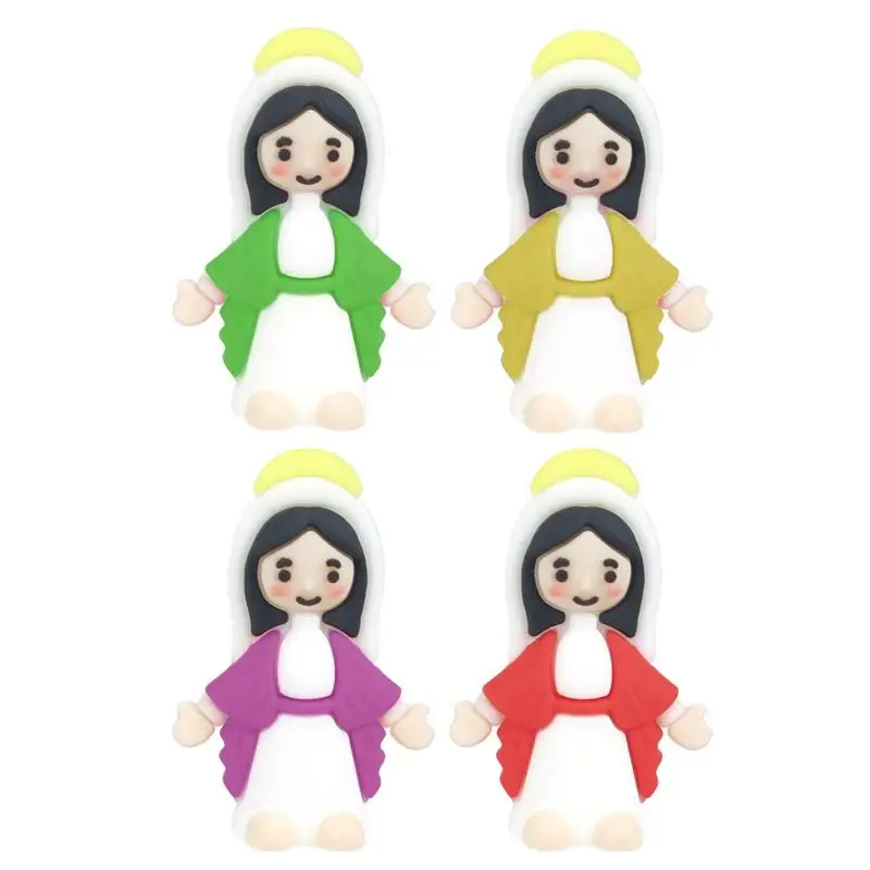 Mini Virgin Mary Decorative Statue for Home Decor