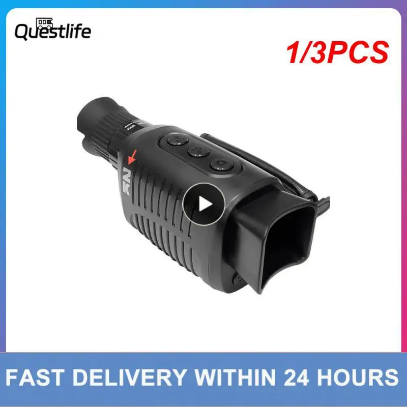 

1/3PCS Single eye night vision instrument 1080p high-definition infrared night vision glasses camping binoculars and night