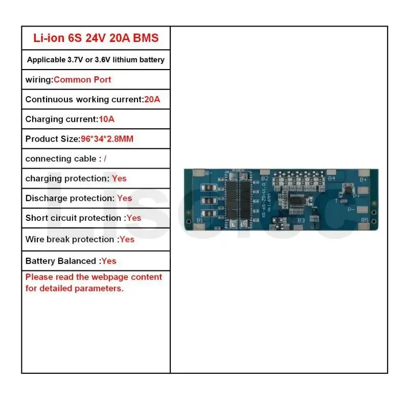 Custodia Batteria Fai Da Te 24V 21700 – 6S Con BMS 40A Per E-bike E Parete - 5