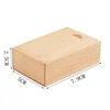 1pcs Free Laser Engraving Wooden Box With Sliding Top Storage Box for Necklace Ring Jewelry Or USB Free Printing Custom Wood Box 6