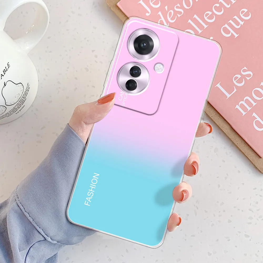 Shockproof Clear Soft Silicone Phone Case for OPPO Reno11 F 5G and Oppo F25 Pro 5G