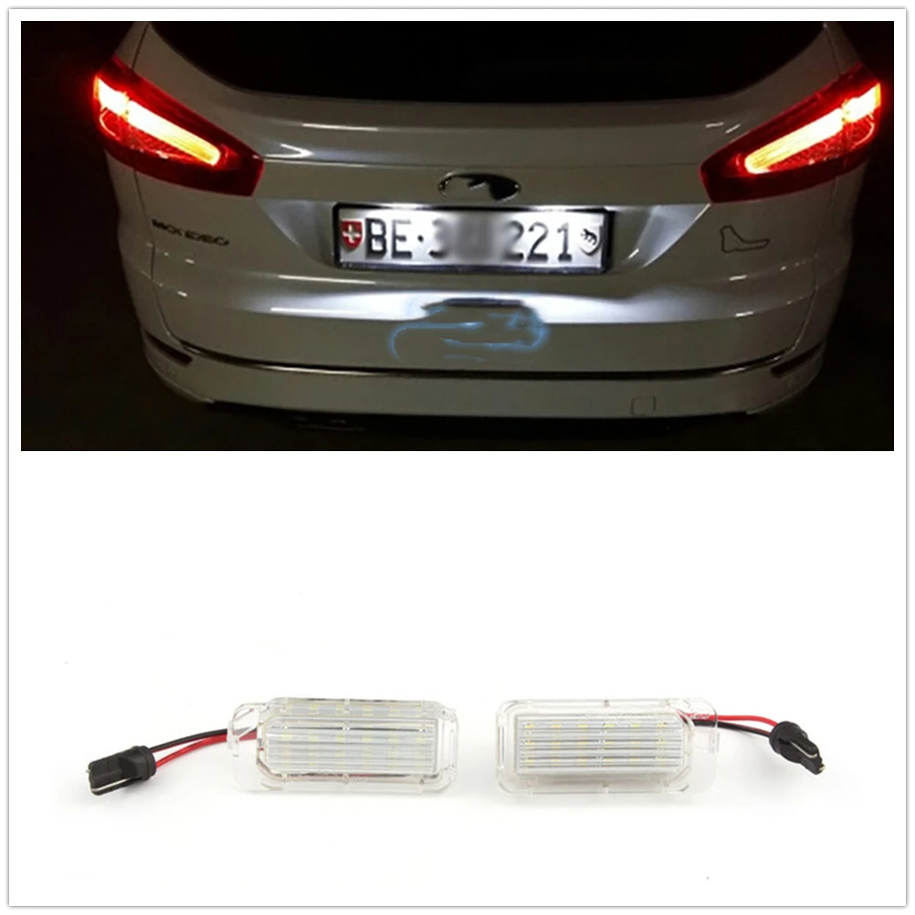 Lumière de plaque d'immatriculation LED pour FORD FOCUS 5D 2008 2013