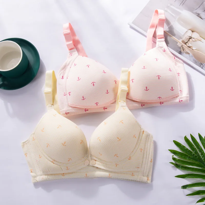 

Pregnancy Nursing Bra with Open Breast Full Printed Feeding Maternity Bras Clothes for Pregnant Women Breastfeeding Underwear