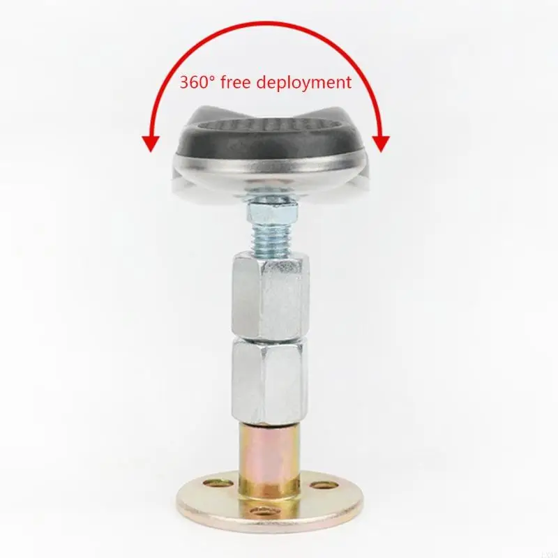 920L Adjustable Threaded Bed Frame Anti-shake Tool 360-degree Universal for Head Headboard Stoppers Protect the Wall from Ban