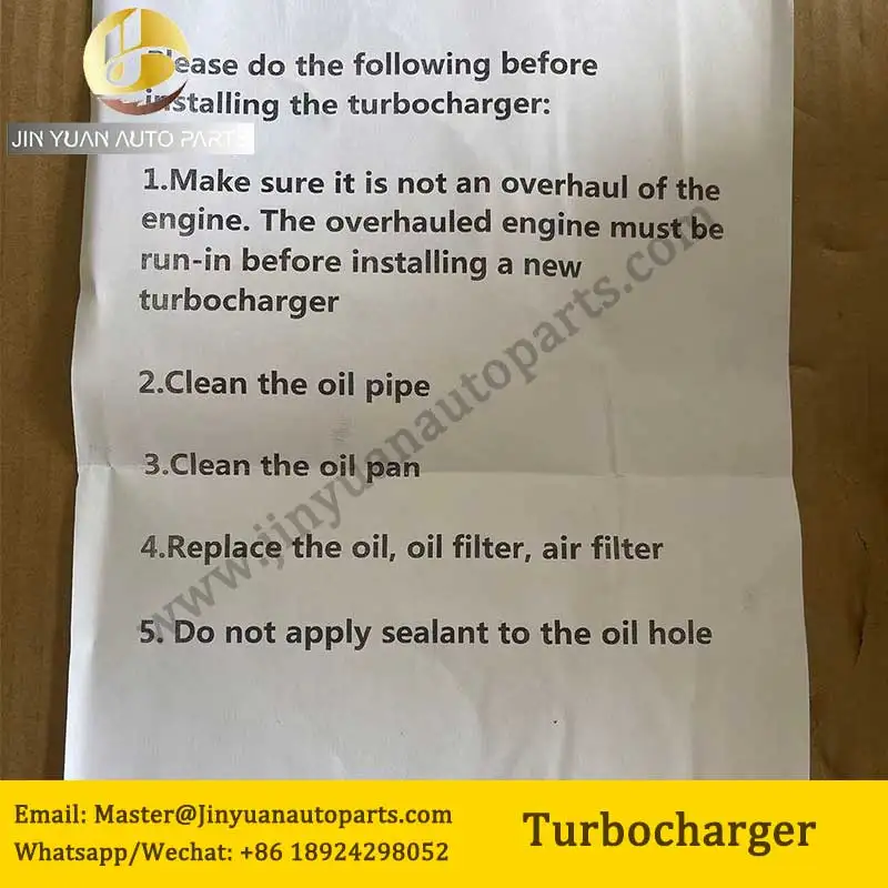 2840937 2840938 3774230 2840958A 3768072 HE211W Turbocharger For Cummins ISF2.8 3.8 ISB QSB Diesel 105KW 115KW 125KW Engine