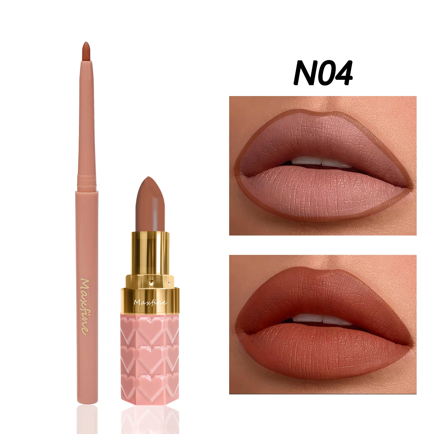 thumbnail image 1 of 18-color lipstick lip liner pencil set, high pigment, durable waterproof, naturally shaped lip liner crayons, creating perfect l, 1 of 5
