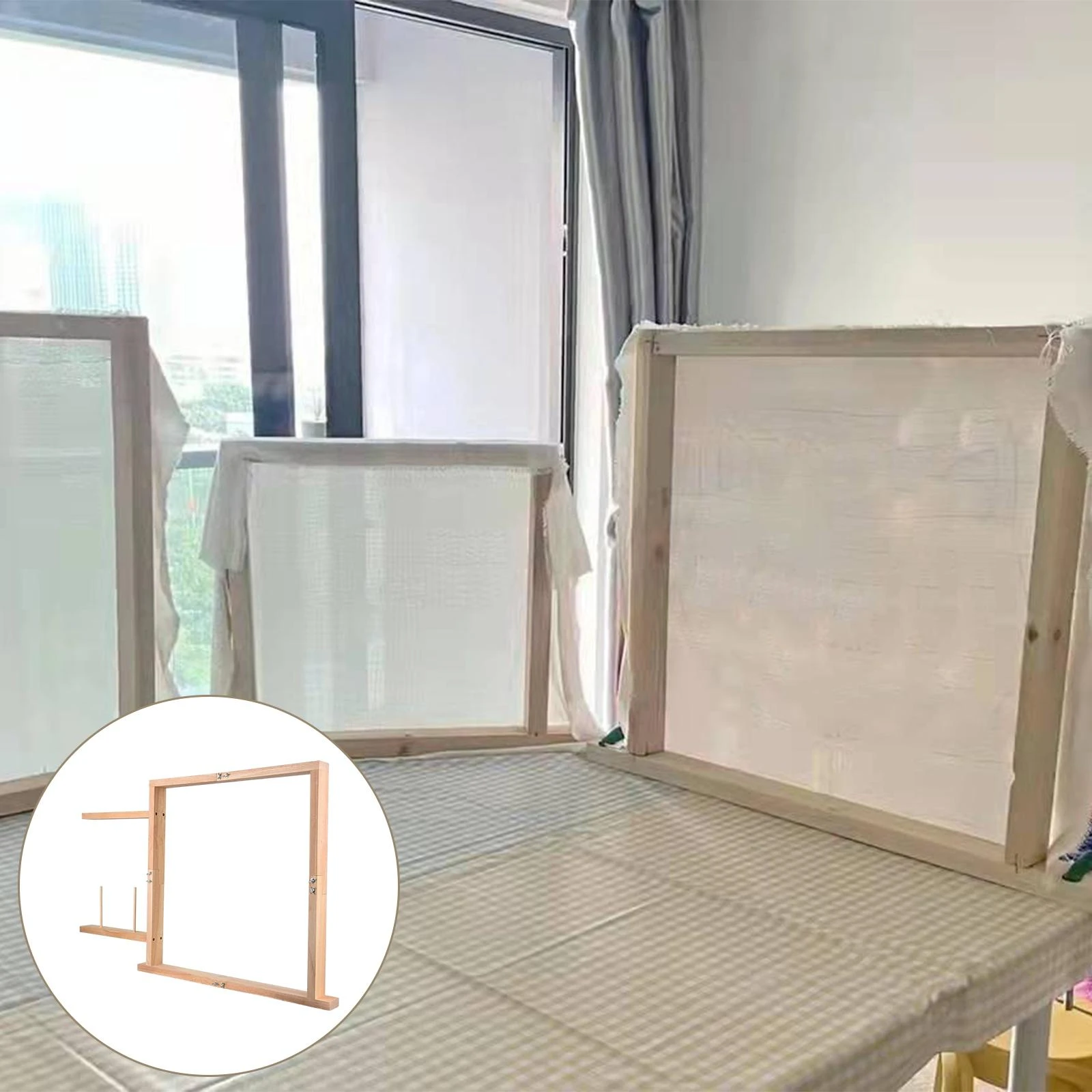 Wooden Tufting Frame Durable Tuft Frames For Sewing Tools Diy Crafts Rug Tufting Supplies Hand