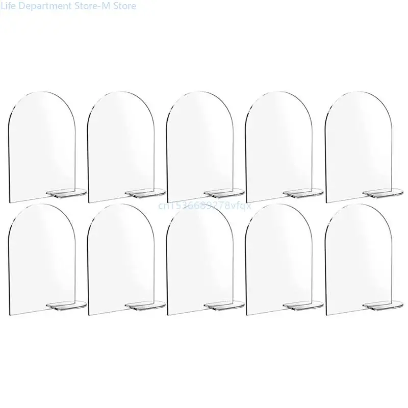 

DIY Acrylic Blank Wedding Table Sign with Holder Set Thanksgiving New Year Party