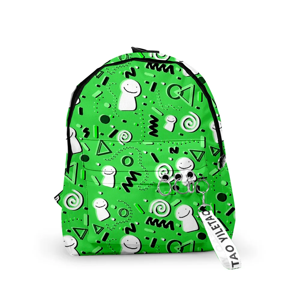 Classic Novelty dreamteam Backpacks Boys/Girls pupil School Bags 3D Print Keychains Oxford Waterproof Cute Small Backpacks