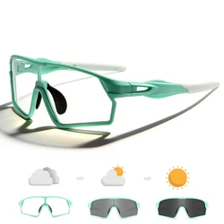 Photochromic Outdoor Sports Sunglasses (Green)